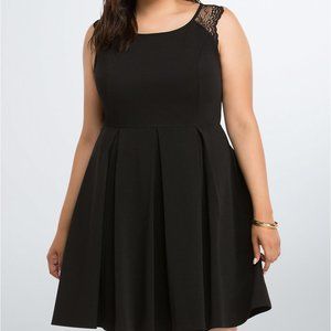 Torrid Lace Back Skater Dress